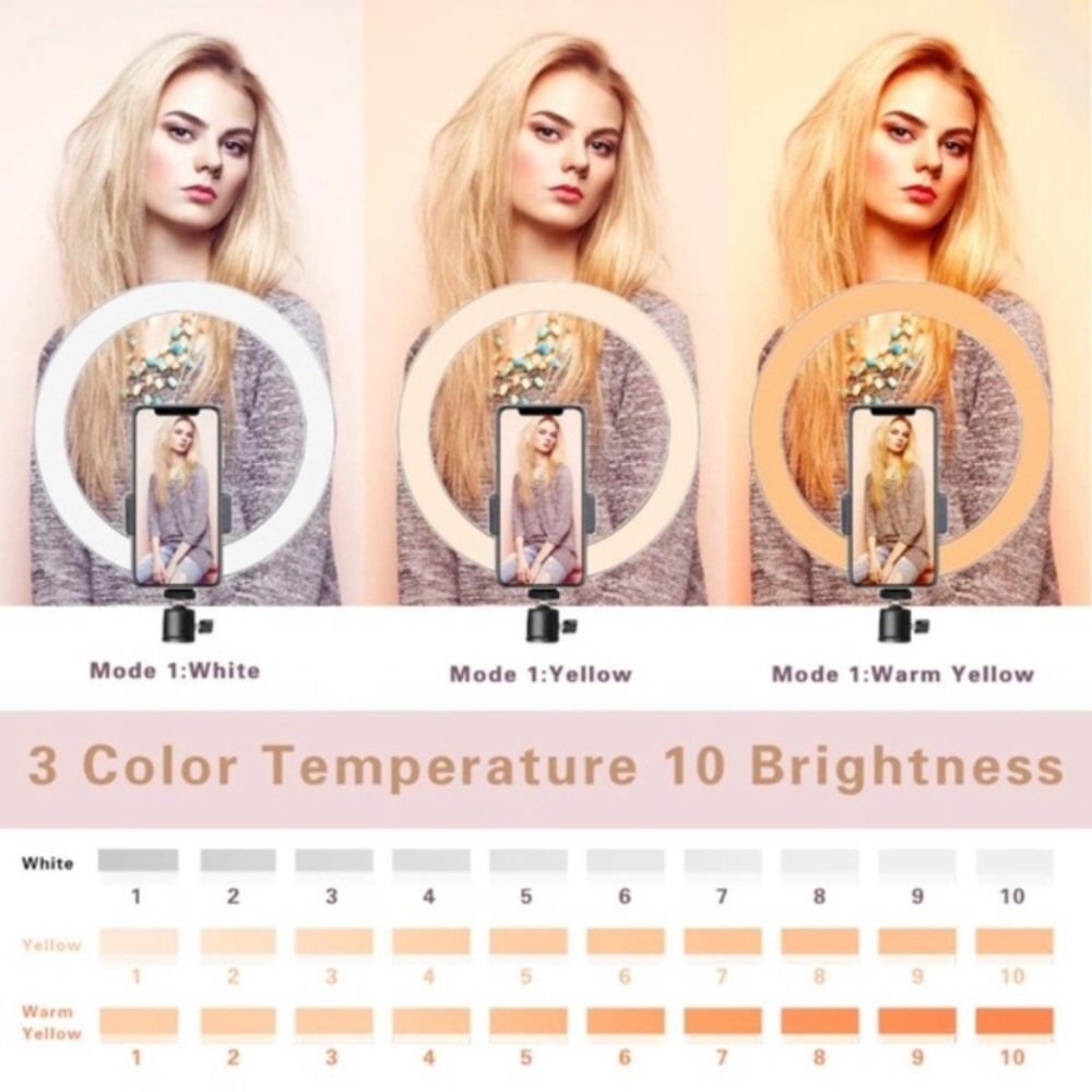 Ring Light for TikTok/Blog/Streaming/Youtube/Selfie/Makeup Routine/Photoshoot - Picture 4 of 13
